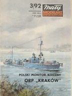 Mały Modelarz 3/1992 monitor rzeczny ORP Kraków