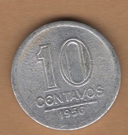 Brazylia 10 centavo, 1956