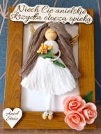 Aniolek stróż - pamiątka handmade