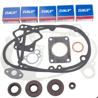 NOWY KOMPLET ŁOŻYSKA SKF USZCZELNIACZE USZCZELKI SILNIKA KOMAR S38 ROMET