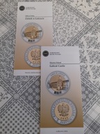 Foldery do monety 5 zł NG - Zamek w Łańcucie -kpl. pol+ang