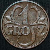 1 grosz 1931 - około menniczy egzemplarz