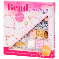 Zestaw Koralików do Robienia Biżuterii Bransoletek Charmsy Literki