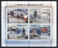 LATARNIE.KRABY S.TOME PRINCIPE.Mi ark**2009r.