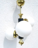 Lampa wisząca sufitowa, klosze mleczne ,oryginał
