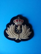 EMBLEMAT NA CZAPKĘ OFICERA BELGIA