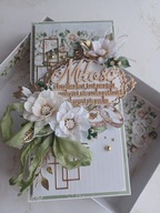 Kartka ślubna w pudełku