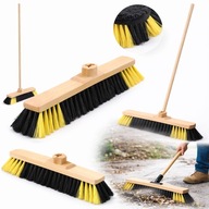 MIOTŁA SZCZOTKA DO ZAMIATANIA ULICY PODWÓRKA KOSTKI TARASU DO DOMU Z KIJEM