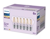 Zestaw 6x żarówka LED E27 A60 7W=60W 806lm 2700K ciepła PHILIPS