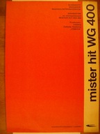 WG-400 Mister-Hit Gramofon Instrukcja Serwisowa.