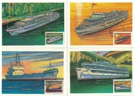 6-GH62-MC-ZSRR-1981r Statki pasażerskie,4szt