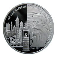 10 zł - 150-lecie narodzin przemysłu naftowego - 2003r. + folder