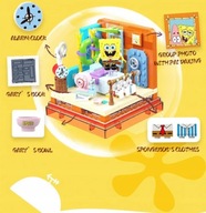 Mega duży zestaw Spongebob ananasowy domek klocki konstrukcyjne + figurki