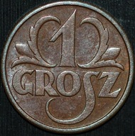 1 grosz 1933 - piękny egzemplarz