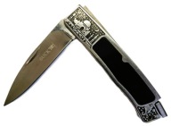 Kolekcjonerski Nóż Składany BUCK DA161– Motyw Orientalny | 22,5 cm