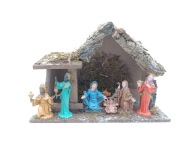 Szopka Bożonarodzeniowa 33cm - wykonana w starym stylu - Made in Italy