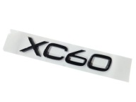 Emblemat logo znaczek XC60 do Volvo Black Glossy czarny połysk na klapę tyl