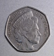 Wyspa Man 50 pensów 2021r. 95. rocznica urodzin Elżbiety II