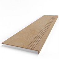 Gruba stopnica drewnopodobna 120x30x4, płytki na schody z kapinosem RYFLE