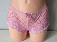 Śliczne markowe majtki La Senza UK 14 EUR 42 landrynkowy róż