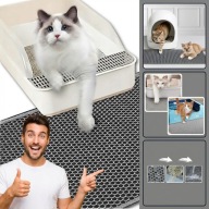 MATA PODKŁADKA KUWETĘ DLA KOTA WODOODPORNA ANTYPOŚLIZGOWA SILIKONOWA