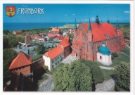 FROMBORK - BAZYLIKA ARCHIKATEDRALNA - Z LOTU PTAKA - HERB