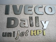 Znaczek Logo Emblemat Napis Komplet Iveco Daily Unijet 2.3 HPI