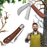 NÓŻ SKŁADANY OGRODOWY SIERPAK DO ROŚLIN OKULIZAK SCYZORYK SZCZEPIENIA 2W1