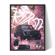 Plakat Mercedes G Klasa w ramce 30x40 cm obraz do pokoju pomysł na prezent