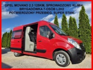 Opel Movano 2.3 125KM L2H2 Dubel Kabina Brygadowka Doka 7-osob, Master, Kl