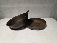 Szalki mosiężne do wagi szalkowej 5kg I.Weber M.Meer 19,5cm