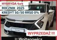 Kia Sportage HYBRYDA 4x4 wersja L w super modnym kolorze BIALYM 1.6 210KM