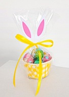 ZESTAW SŁODYCZY ZAJĄCZEK WIELKANOC UPOMINKI PREZENT BOX 1 SZT