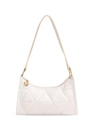 Biała pikowana torebka na ramię