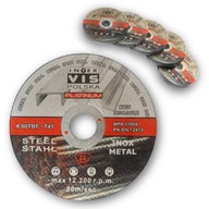 TARCZA DO CIĘCIA METALU ZESTAW 50 szt 125x1 DYSK INOX DO STALI MOCNE