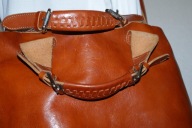 Italian Leather Bag Skóra naturalna Duża torebka