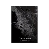 Plakat „Mapa Miasta” – Minimalistyczny Plakat Mapowy