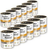 ZESTAW Dolina Noteci MOKRA karma dla psów bogata w KACZKĘ z dynią 12x 800g