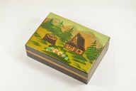 ŁADNE STARE GÓRALSKIE MALOWANE PUDEŁKO ZOBACZ!