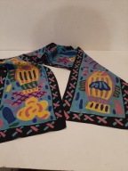 KEN DONE EXCLUSIVE JEDWABNY SZAL SZALIK ELEGANCKI ORYGINALNY