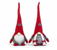 Skrzaty krasnale 25cm 2 sztuki zestaw dekoracja domu mini ozdoba świąteczna