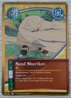 Karta Naruto CCG Jutsu Sand Shuriken - J-166