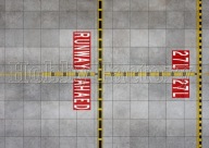 Podstawka "Lotnisko Cywilne HF14428" skala 1:144 roz.A3 druk PVC 3mm