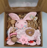 Upominek dla noworodka, zestaw prezentowy dla niemowlaka, baby shower box