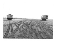 Pocztówka - Ruchome domy na plaży / Holandia ...