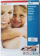 Papier błyszczące AGFA PREMIUM PHOTO GLOSSY PAPER DIN A4 21X29,7 cm 240 g.