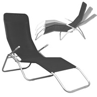 LEŻAK OGRODOWY KRZESŁO NA PLAŻĘ FOTEL TURYSTYCZNY SKŁADANY GRAWITACYJNY