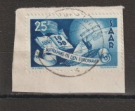 Saarland Mi. 297 kasowany