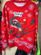 Sweter świąteczny looney tunes