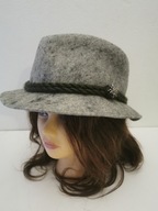 DAMSKI KAPELUSZ CZAPKA MYŚLIWSKI Z WEŁNY ORYGINAL